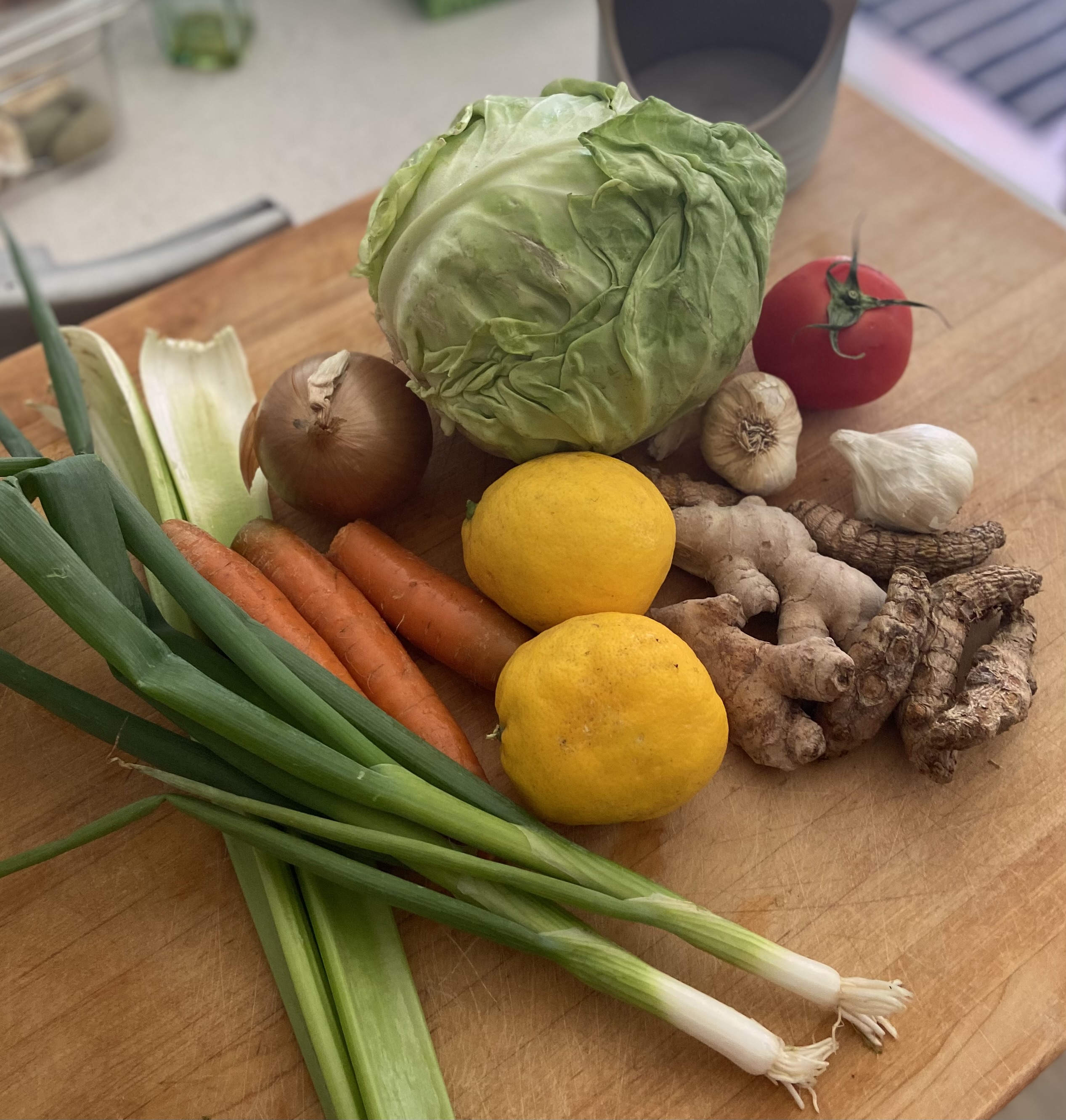 Ginger Cabbage Soup
